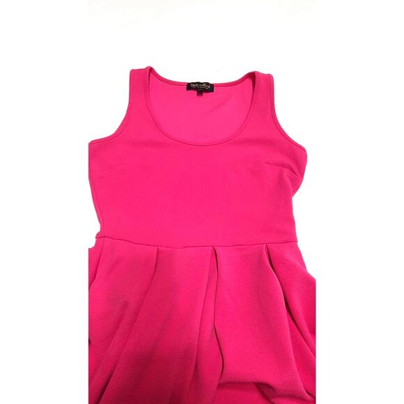 Hot pink fuchsia Barbie mini dress women's small - Picture 5 of 9